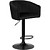 Стул барный LM-5025 чёрный (велюр, металл)