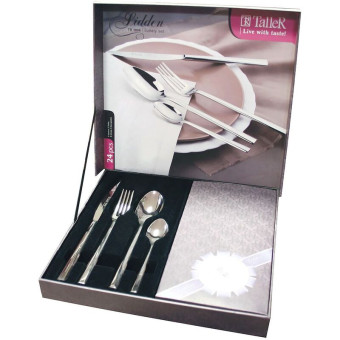 Набор столовых приборов на 6 персон TalleR 21606 (24 предмета)