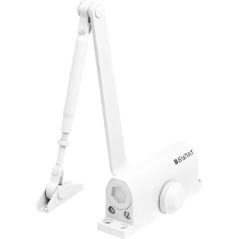 Доводчик дверной Булат ULTIMATE ДД-60 A-W до 80 кг белый