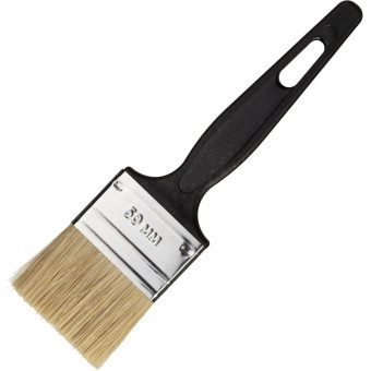 Кисть малярная плоская Сибртех из натуральной щетины 50x5.5 мм (82504)