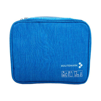 Косметичка Routemark из полиэстера голубого цвета (OBZ-01 Blue)