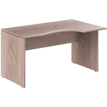 Стол эргономичный Wave правый (дуб сонома, 1400х900х750 мм)