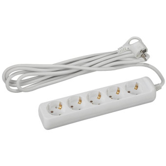 Удлинитель Эра U-5e-3m-3x1 5 розеток 3 м с заземлением