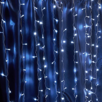 Гирлянда светодиодная Feron 32342 занавес белый свет 320 светодиодов (3x2 м)