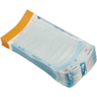Пакет для стерилизации Клинипак для паровой и газовой стерилизации 90 х 150 мм (200 штук в упаковке)