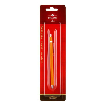 Карандаш чернографитный художественный HB Koh-i-Noor Versatil заточенный  шестигранный, корпус желтый