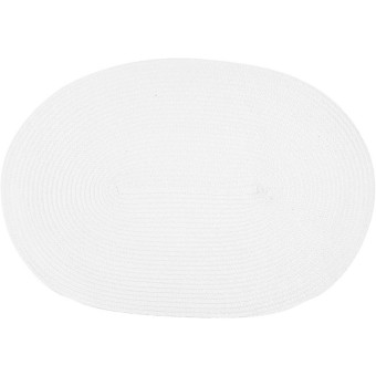 Салфетка сервировочная (плейсмат) Nouvelle Daily Casual line 30x44 см  белая (4 штуки в упаковке)