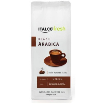 Кофе в зернах Italco Fresh Brazil Arabica жареный 1 кг