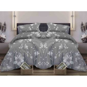 Постельное бельё Lovely textile Грация (2-спальное с европростынёй, бязь)