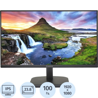 Монитор 23.8" AOpen UM.QC1EE.E01 черный