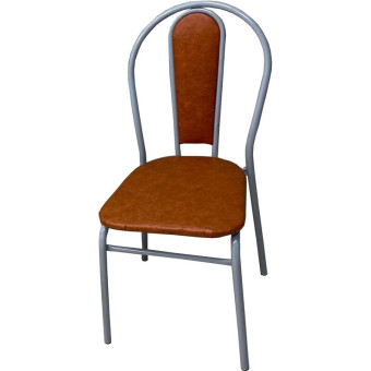 Стул обеденный 4352 коричневый (искусственная кожа, металл)