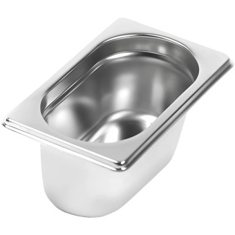 Гастроёмкость GN 1/9 17.6х10.8х10 см 1 л нержавеющая сталь