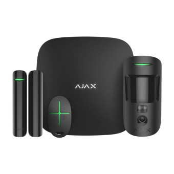 Комплект беспроводной смарт-сигнализации Ajax StarterKit Black