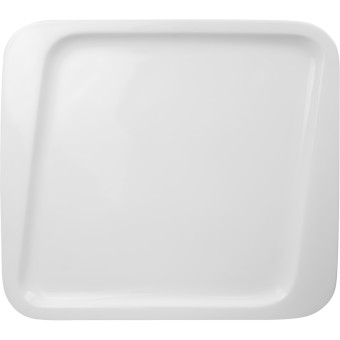 Тарелка Sam&Squito Quadro фарфор 25 см белая (3 штуки в упаковке)