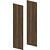 Боковые панели Strike U2PD195WN (орех, 18х600х1950 мм, 2 штуки)