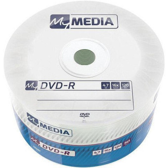 Диск DVD-R Mymedia 4.7 ГБ 16x pack wrap 69200 (50 штук в упаковке) Диск DVD-R Mymedia 4.7 ГБ 16x pack wrap 69200 (50 штук в упаковке)