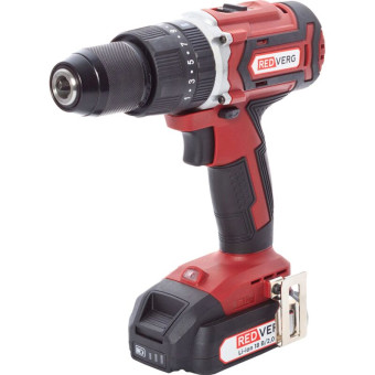 Дрель-шуруповерт ударная аккумуляторная RedVerg RD-IS18BL/U 2 АКБ х Li-ion (18В, 2 Ач)+ЗУ