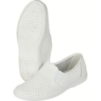 Туфли Алекс/Игорь мужские из натуральной кожи белые (размер 40)