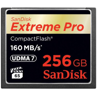 Карта памяти SanDisk Extreme PRO CompactFlash UDMA7 SDCFXPS-256G-X46