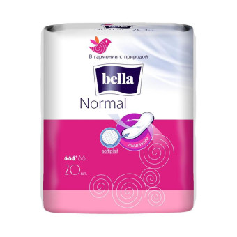 Прокладки женские гигиенические Bella Normal (20 штук в упаковке)
