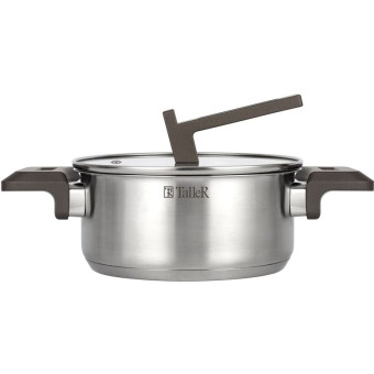 Кастрюля TalleR 17307 1.9 л нержавеющая сталь с крышкой