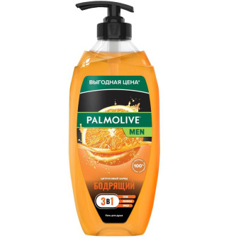 Гель для душа мужской Бодрящий цитрусовый заряд 750 мл