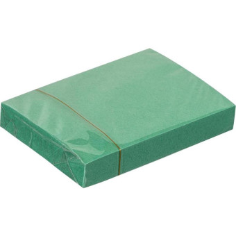 Стикеры Гознак 38x51 мм пастельные зеленые (1 блок, 100 листов)