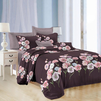 Комплект постельного белья Эльф Satin Collection Тарантелла 2-спальное  микросатин 70x70 см