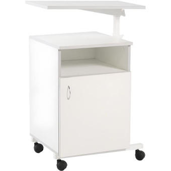 Тумба медицинская с поворотным столиком Megi МСК-556.105 (450х580х1100 мм)