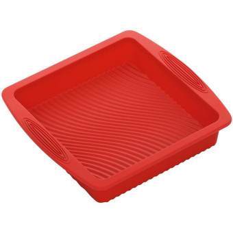 Форма для выпечки Nadoba Mila красная силиконовая 26x24 см