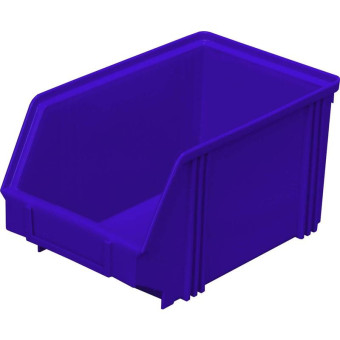 Ящик (лоток) универсальный полипропиленовый 250x148x130 мм синий