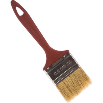 Кисть малярная плоская Stayer Universal-Master из натуральной щетины 63 мм (0107-63-Z01)