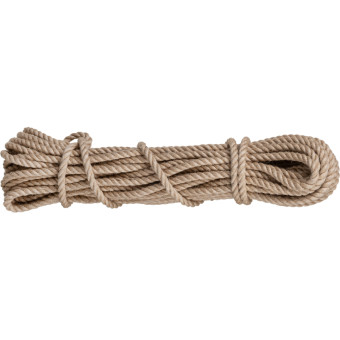 Верёвка джутовая кручёная (8 мм, 20 м)