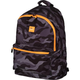 Рюкзак школьный Milan Black Camouflage черный