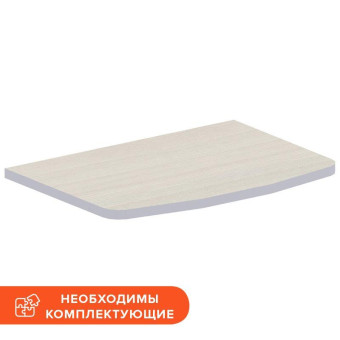 Приставной элемент Vita без опоры (сосна карелия, 700х500х25 мм)