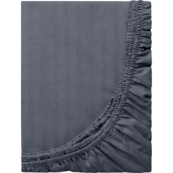 Простыня на резинке Волшебная ночь Graphics 160x200x20 см ранфорс 110  г/кв.м графитовая