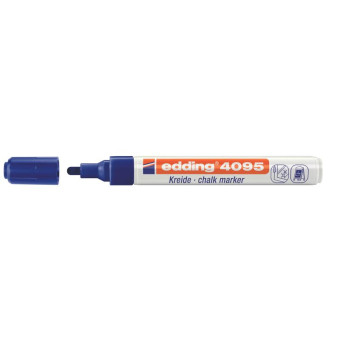 Маркер меловой Edding E-4095 синий 3 мм
