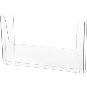 Карман настенный A4 горизонтальный (190х300 мм) из акрила Attache