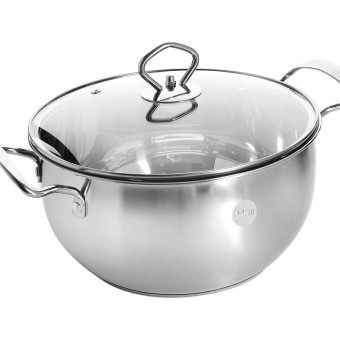 Кастрюля Mayer&Boch 5 л нержавеющая сталь с крышкой