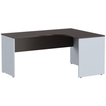 Стол угловой Imago правый (венге магия/металлик, 1600х1200х755 мм)