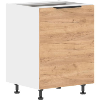 Шкаф напольный с полкой Corsica (дуб бофорд/белый, 600х560х820 мм)