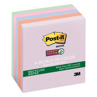 Стикеры Post-it 76x76 мм неоновые 5 цветов (5 блоков по 90 листов)