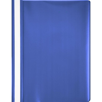Скоросшиватель пластиковый Attache A4 до 100 листов синий (толщина обложки 0.13/ 0.15 мм, 10 штук в упаковке)