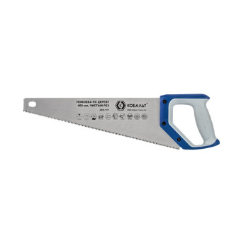 Ножовка по дереву КОБАЛЬТ 400 мм, шаг 3,5 мм/ 7 TPI, закаленный зуб (246-111)
