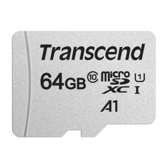 Карта памяти Transcend 300S microSDXC 64Gb UHS-I Cl10 TS64GUSD300S