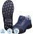 Полуботинки рабочие летние Скорпион Спарта ПУ из микрофибры с композитным подноском синие размер 38