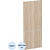 Двери высокие Vita ЛДСП (дуб сонома, 766х1922 мм, 2 штуки)