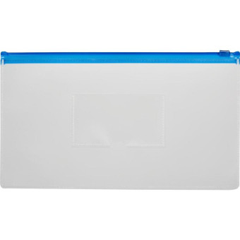 Папка-конверт на молнии Attache 148x265 мм бесцветная 160 мкм