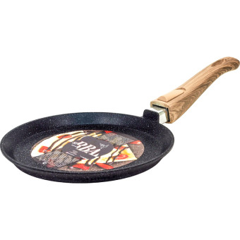 Сковорода блинная Panairo Eco induction 22 см с антипригарным  покрытием/со съёмной ручкой