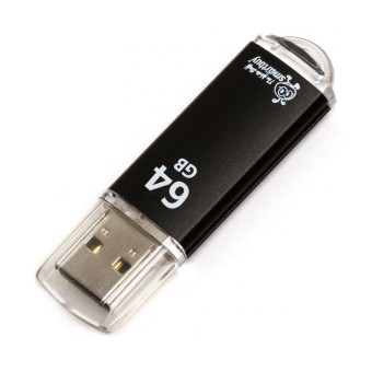 Флешка USB 2.0 64 ГБ Smartbuy V-Cut (SB64GBVC-K) Флешка USB 2.0 64 ГБ Smartbuy V-Cut (SB64GBVC-K)